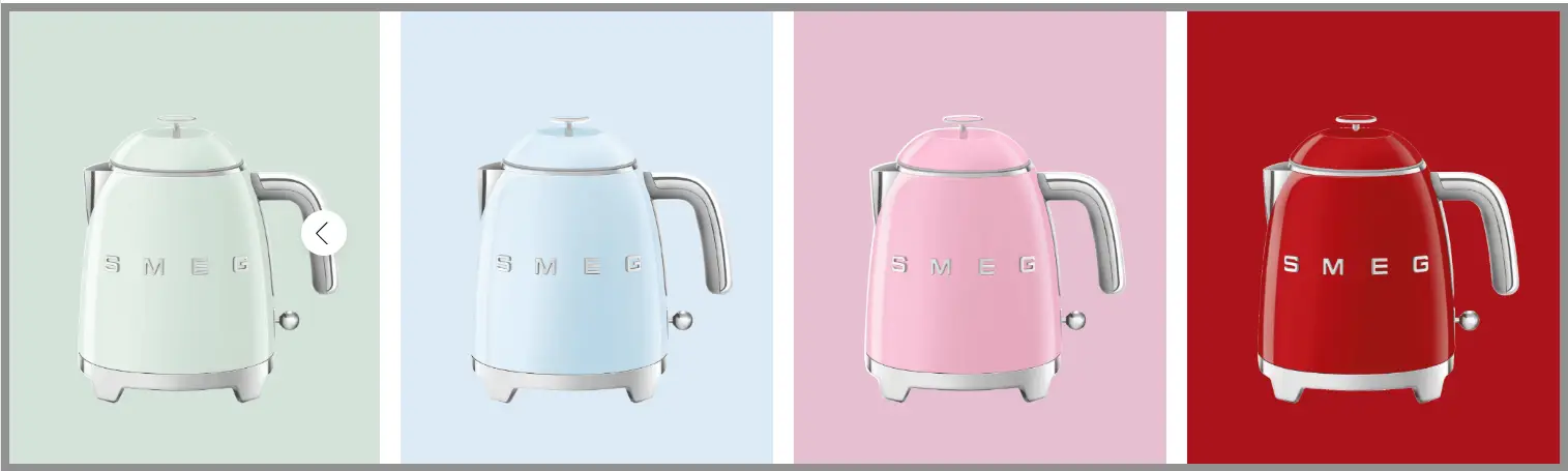 스메그 미니 전기포트 KLF05PGEU|레트로 감성에 숨은 실속 기능까지