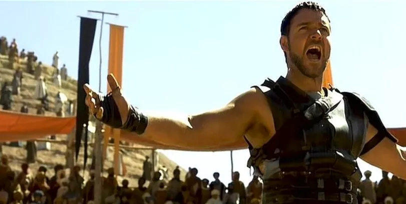 글래디에이터 스틸컷 막시무스의 환호