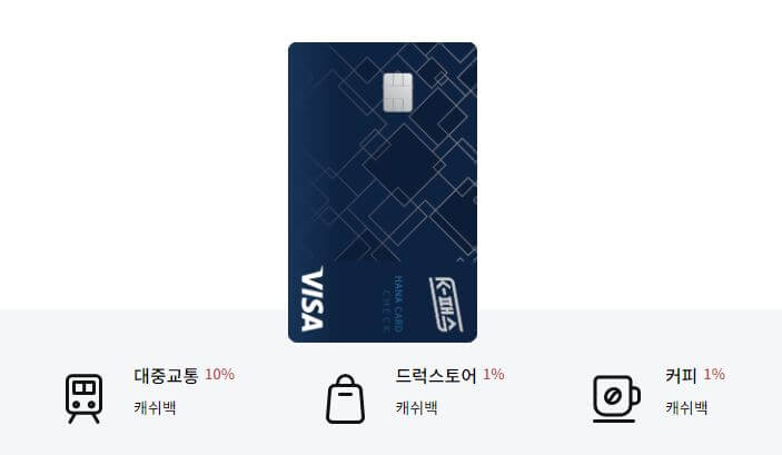 K패스 하나 체크카드 혜택 이미지