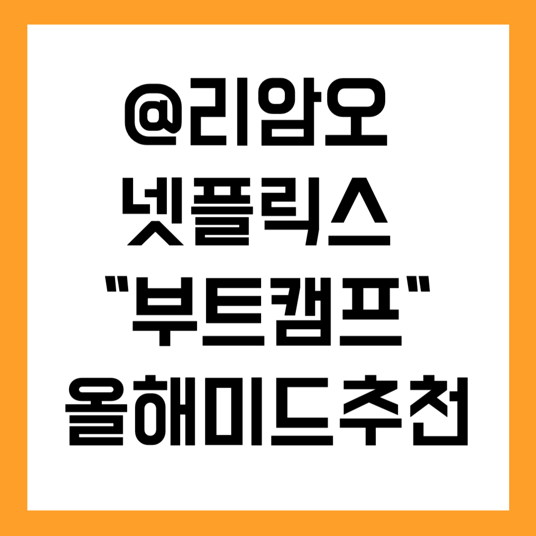 🎬 리암오 넷플릭스 부트캠프|미드 추천 (@공식인스타그램)