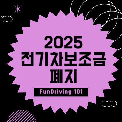 2025 전기차 보조금 폐지 썸네일