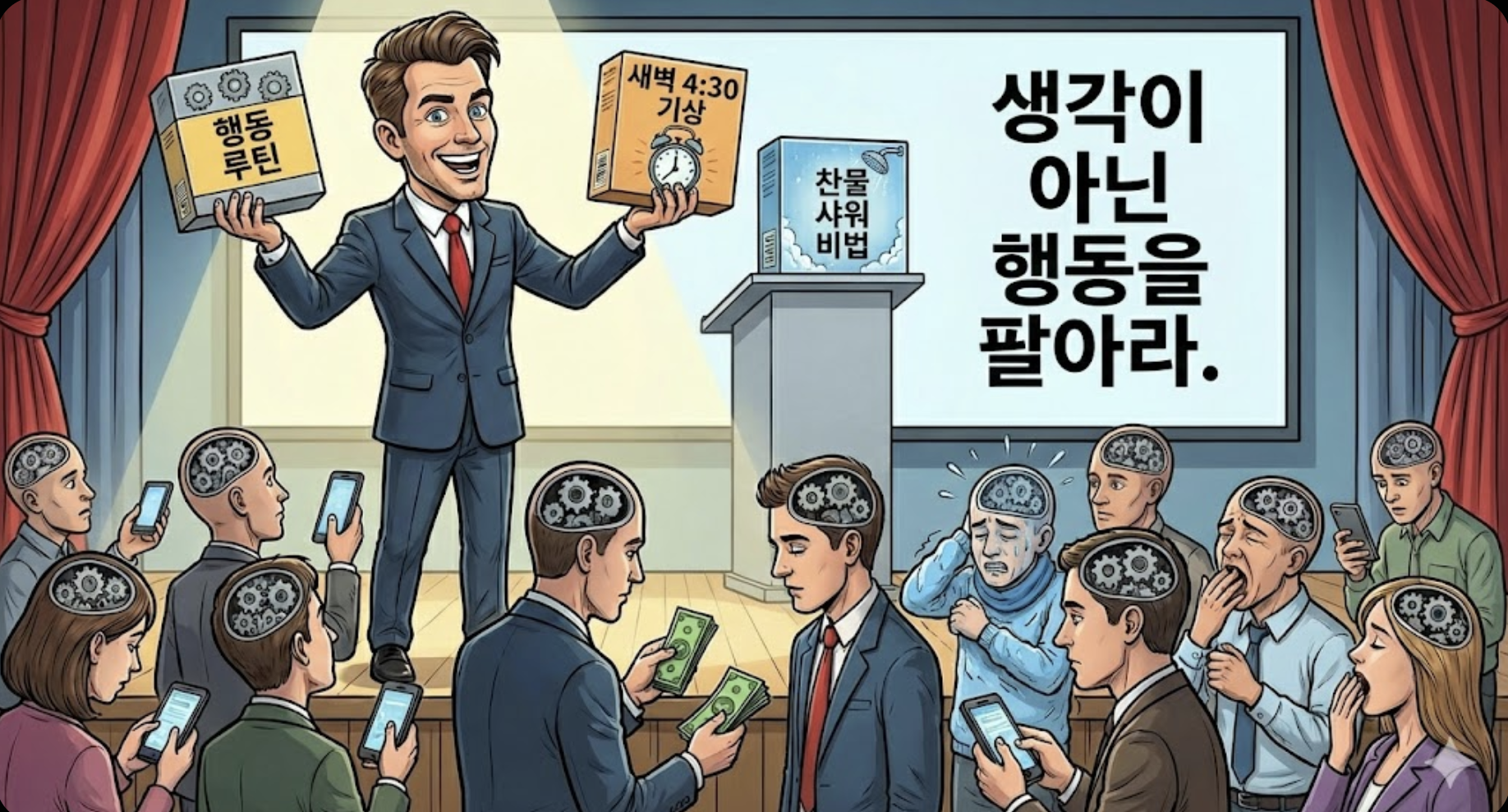 경제적 자유, 성공, 개풀뜻는 이야기 말고 진짜 이야기 생각해 보자.(행동, 철학)