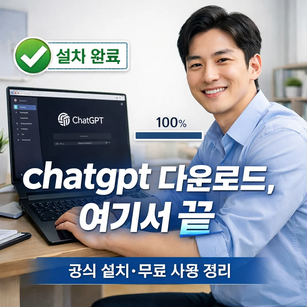 chatgpt 다운로드 방법 총정리|PC·모바일 설치부터 무료 사용까지