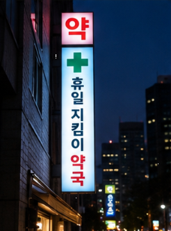 휴일지킴이약국 주말 및 명절 연휴 문 여는 약국 조회 방법