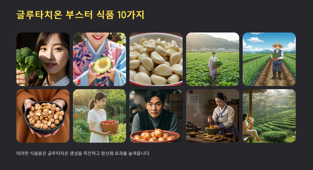 글루타치온이 많은 식품