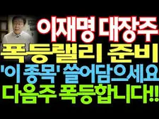 이재명 관련주 테마주 대장주 Top 10
