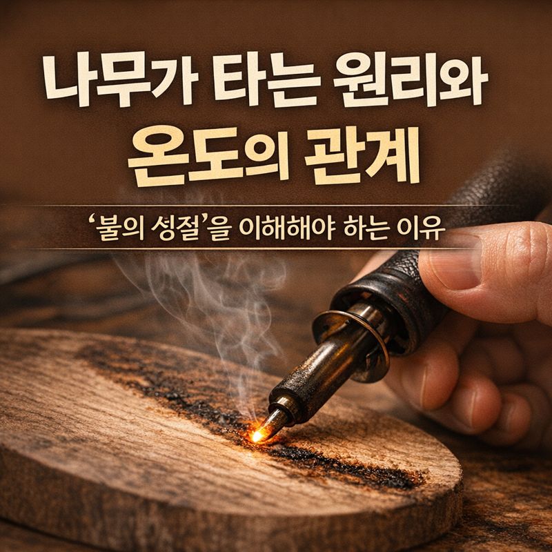 나무가 타는 원리와 온도의 관계