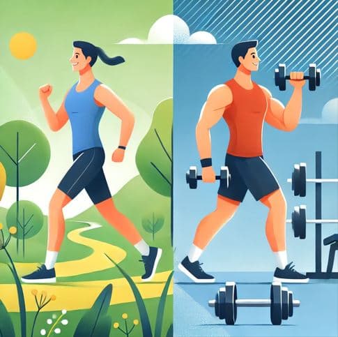 지방을 더 잘 태우는 운동 유형 찾기