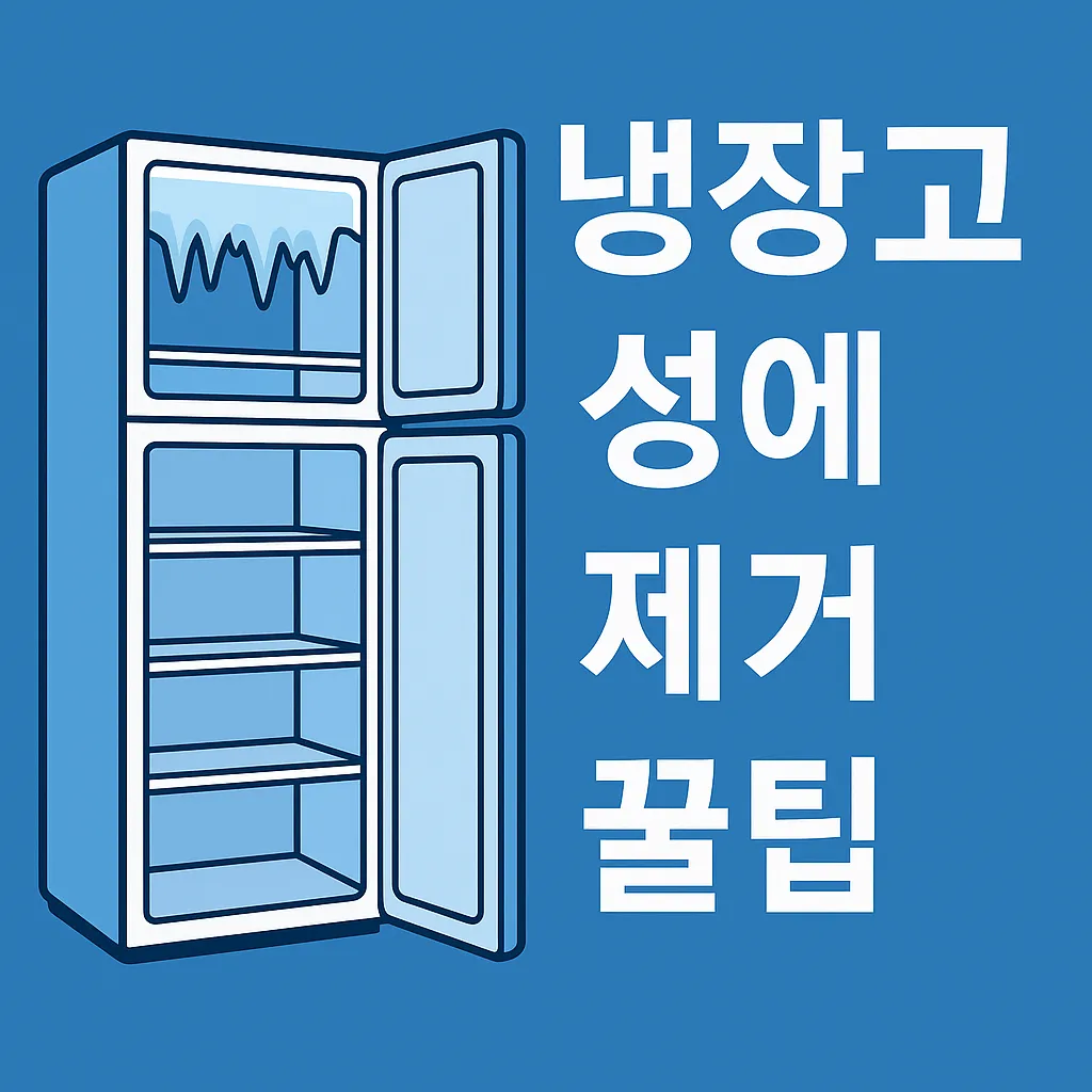 냉장고 성에 제거법