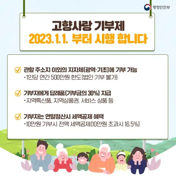 고향사랑 기부제