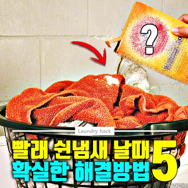 빨내 쉰냄새 해결방법,팁줌