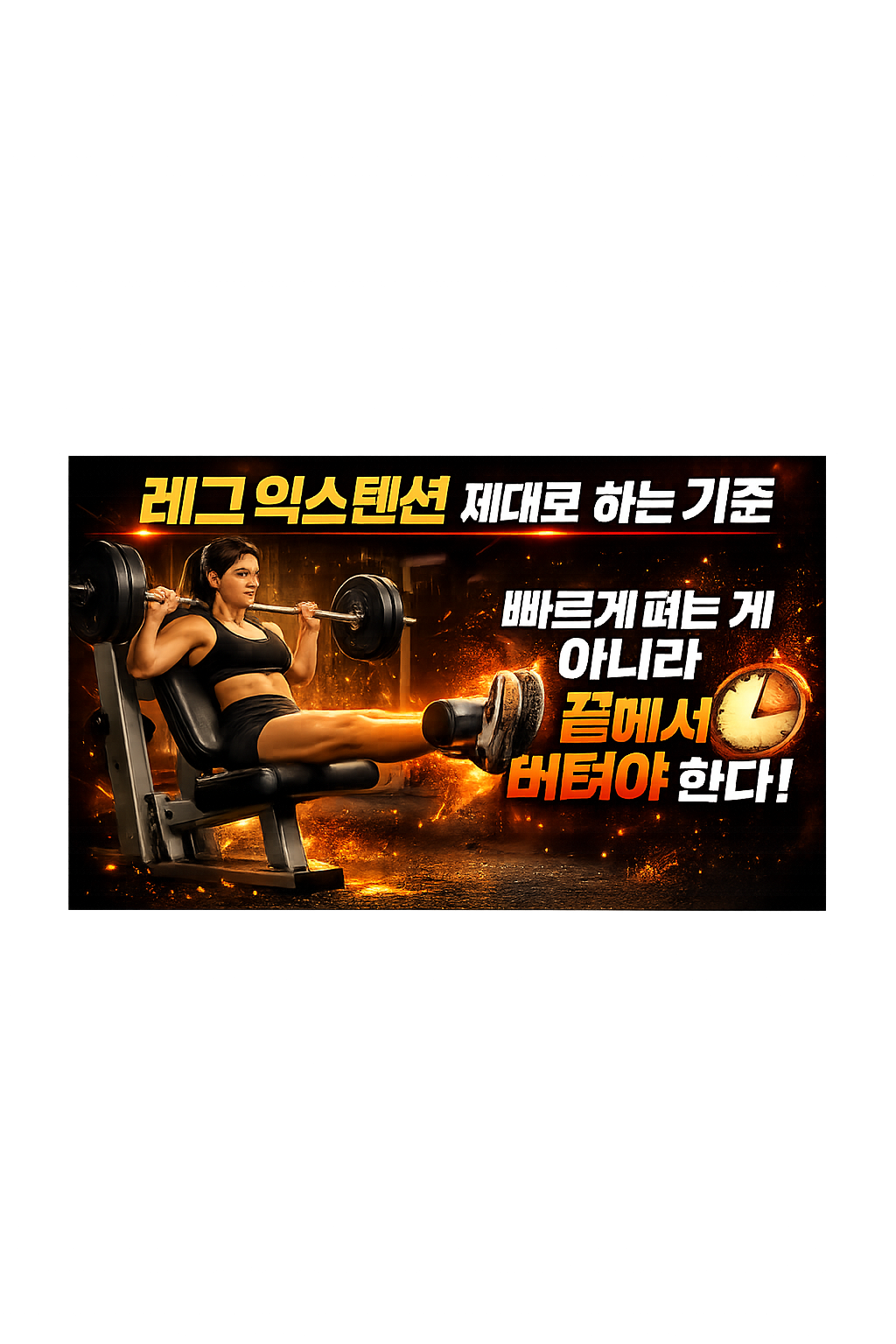 못된 레그 익스텐션