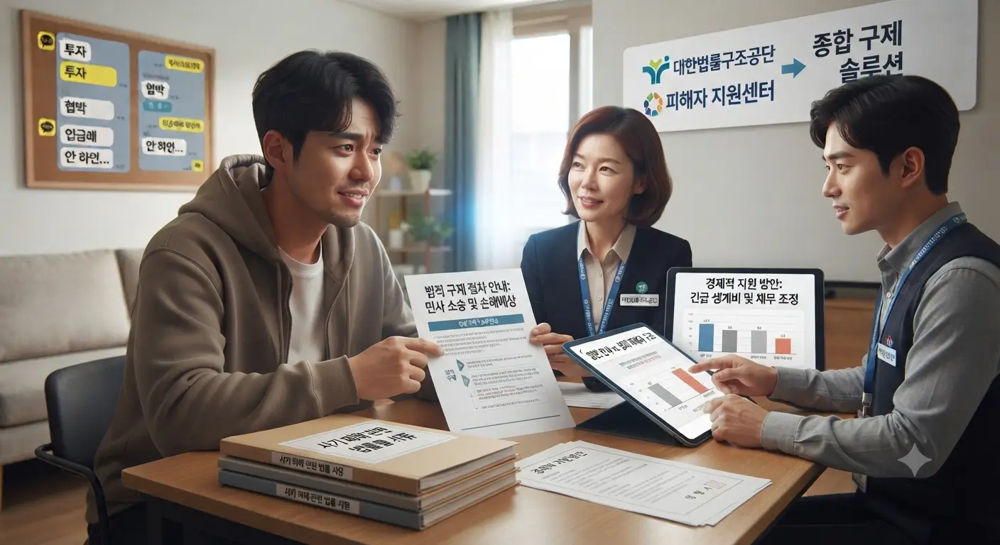 대한법률구조공단 및 피해자 지원 센터를 통한 법적, 경제적 구제 방안