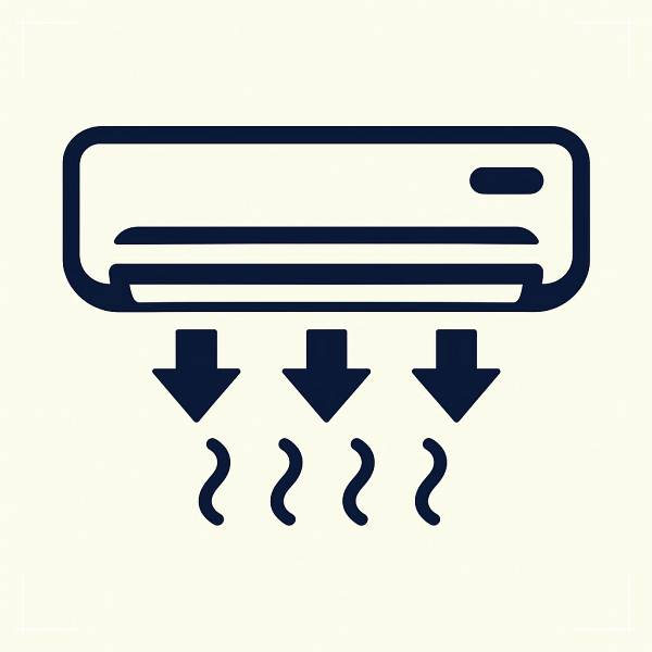 바람은 몸에 직접 닿지 않도록 – ‘간접 냉방’이 핵심