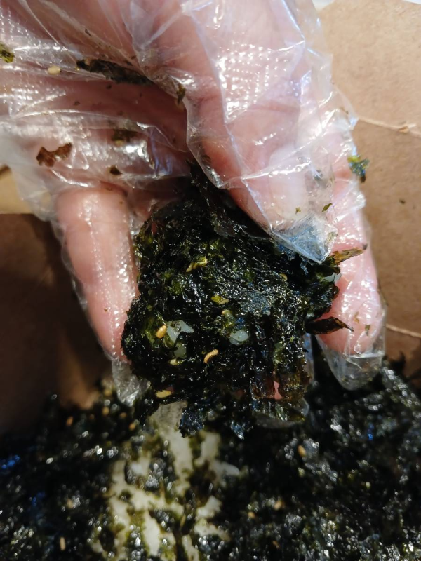 동대문엽떡 주먹밥 만들다