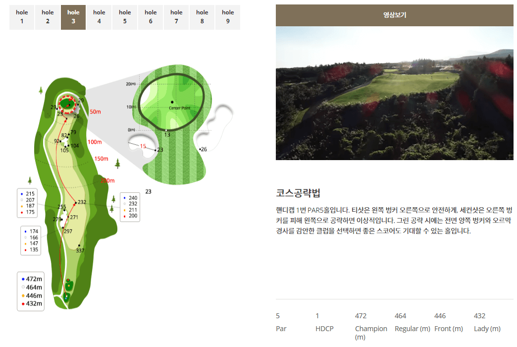 해비치 제주 컨트리클럽 밸리코스 3