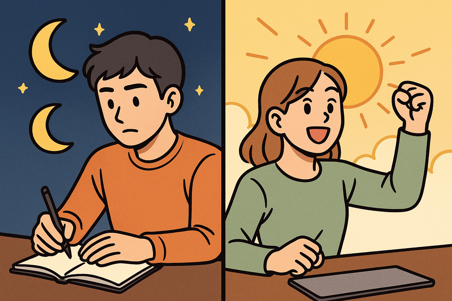 아침형 인간 저녁형 인간 맞춤 루틴 설계법