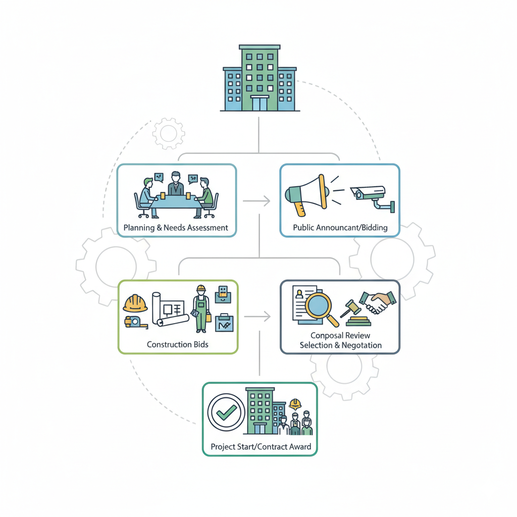 공동주택 공사 및 용역 사업자 선정 과정