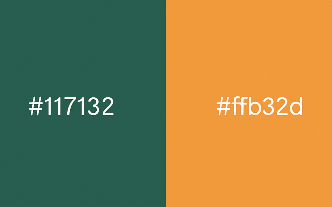 컬러 조합 배색 추천 코드 BEST12