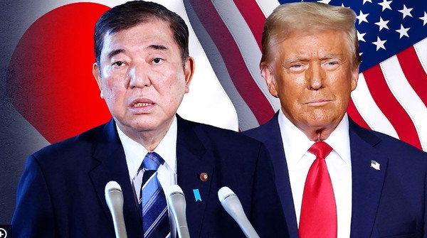 이시바 총리와 트럼프 대통령