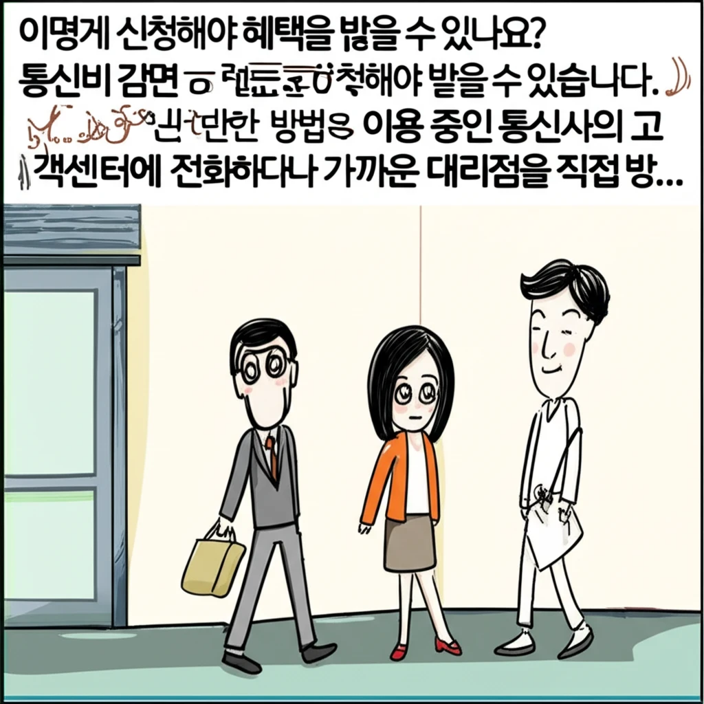 기초연금 받으면 통신비 깎아준다는데 ..