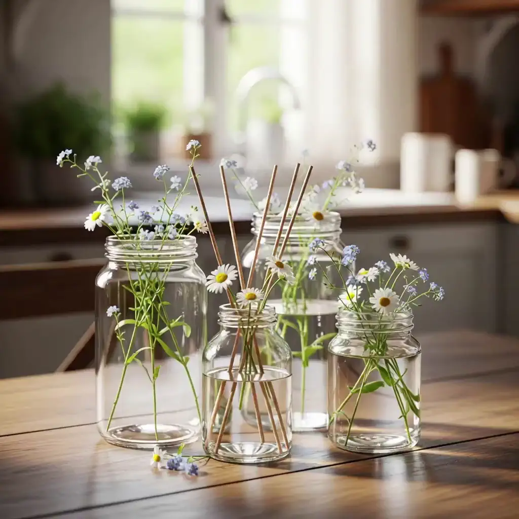 유리병 디퓨저 인테리어