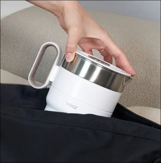 보아르 올 스테인리스 캠핑용 접이식 멀티 전기포트