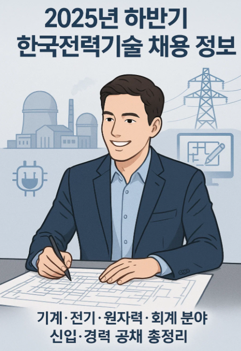 한국전력기술 2025년 하반기 채용 정보