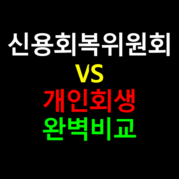 신용회복위원회 개인회생