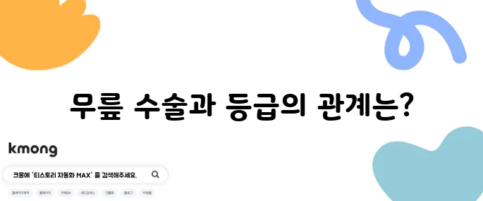무릎 인공관절수술과 장애등급에 대한 이해가 필수적입니다.