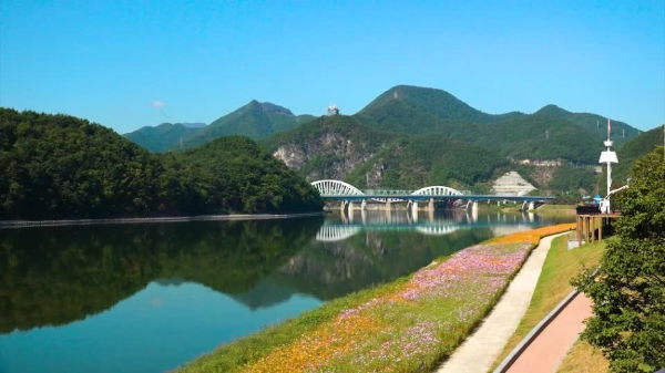 단양 강변 자전거길 사진