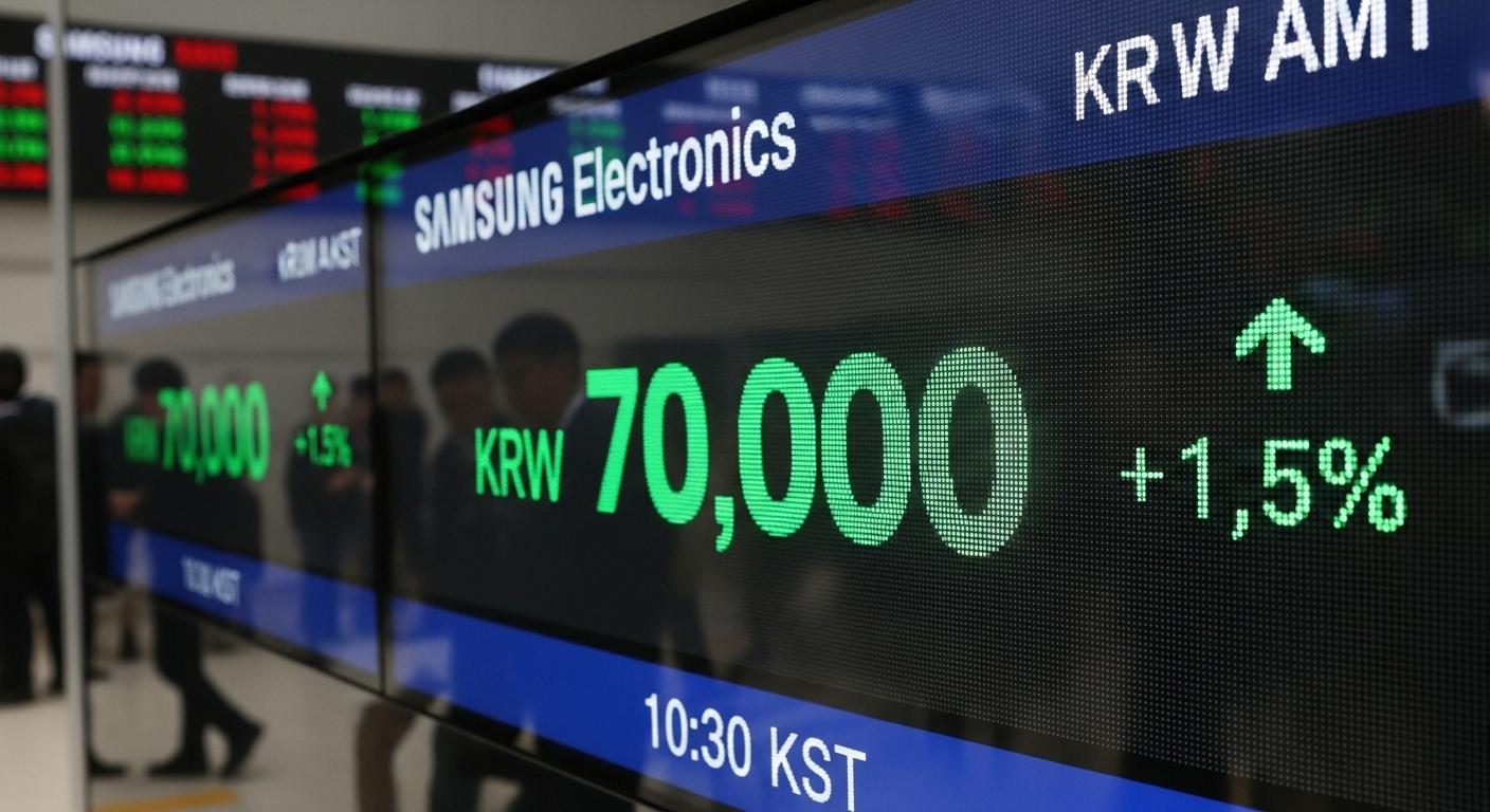 삼성전자 주가는 ?