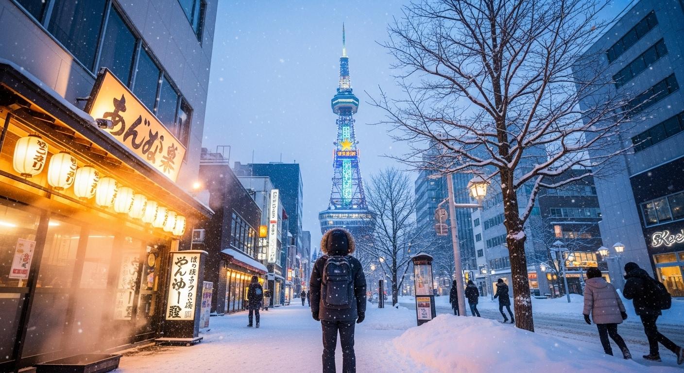 삿포로 겨울 자유여행