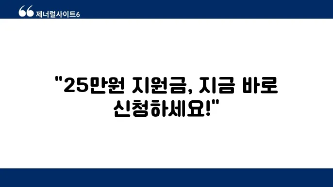 민생회복지원금 25만원 신청 방법 지급 싪소