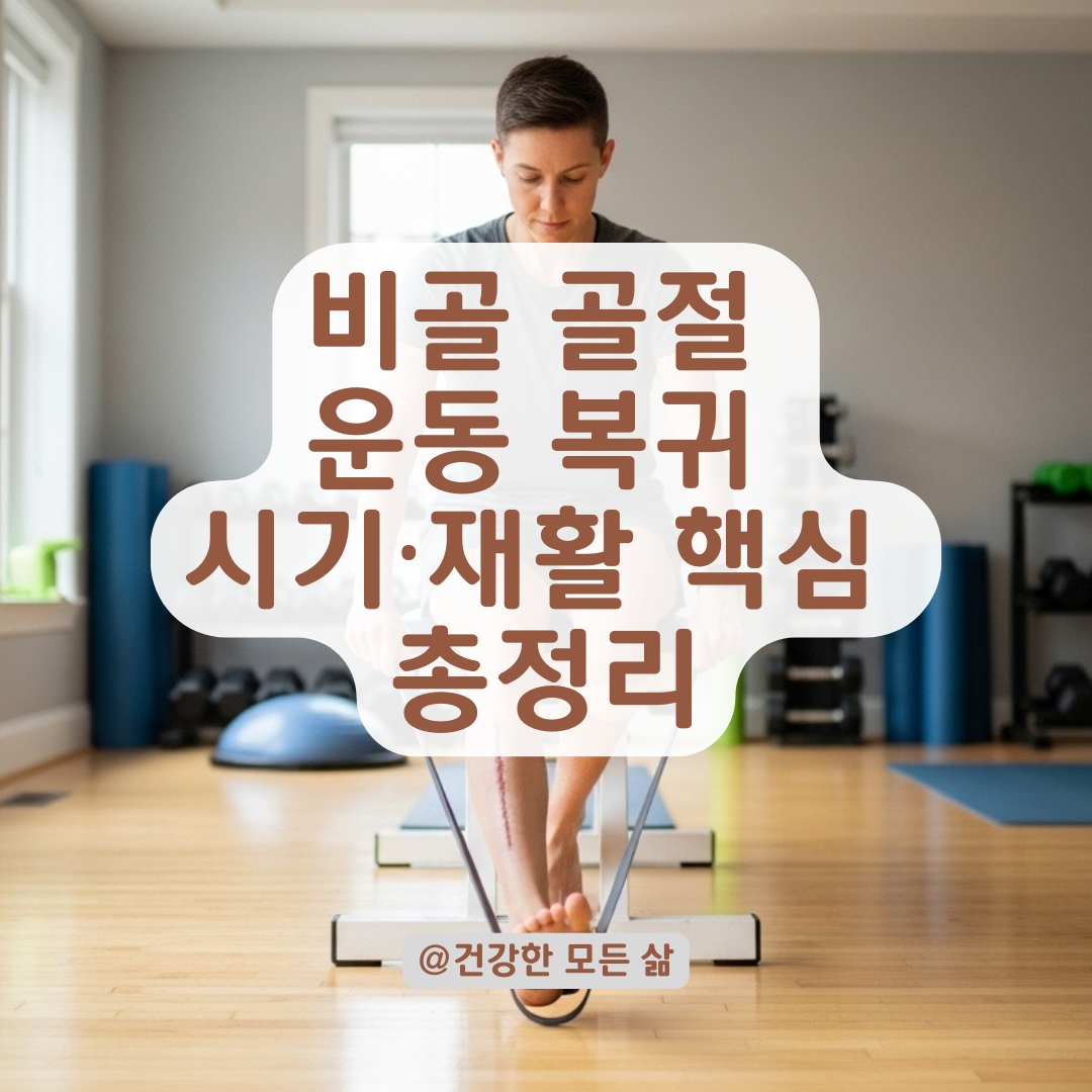 비골 골절 후 정확한 운동 복귀 시기부터 재발 방지 운동까지 한눈에 정리!