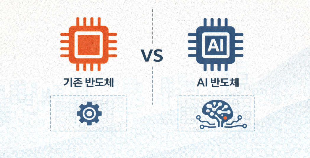 AI 반도체와 기존 반도체 차이 관련 이미지
