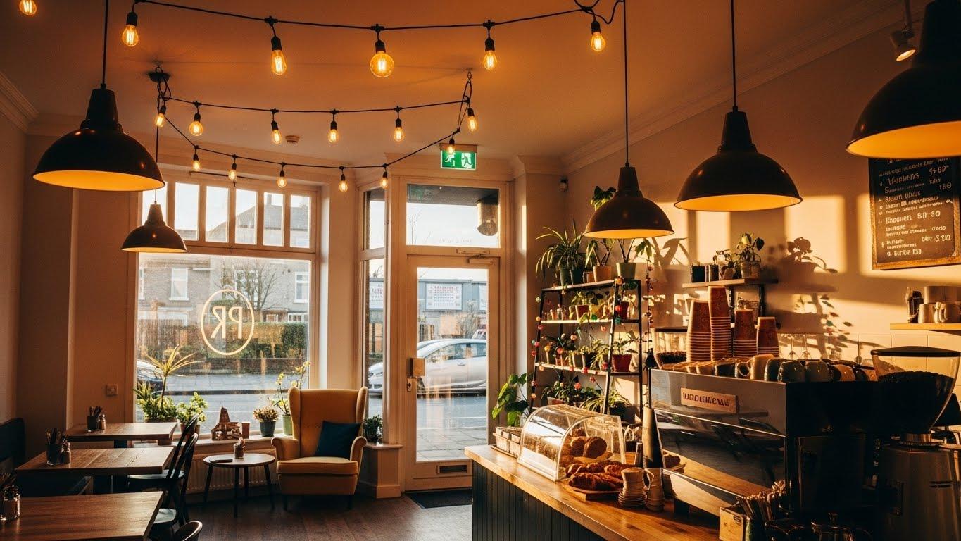카페 인테리어 조명