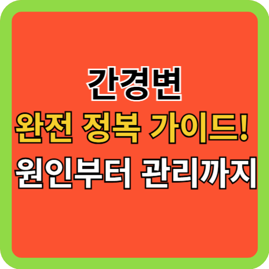 간경변 완전 정복 가이드! 원인부터 관리까지!