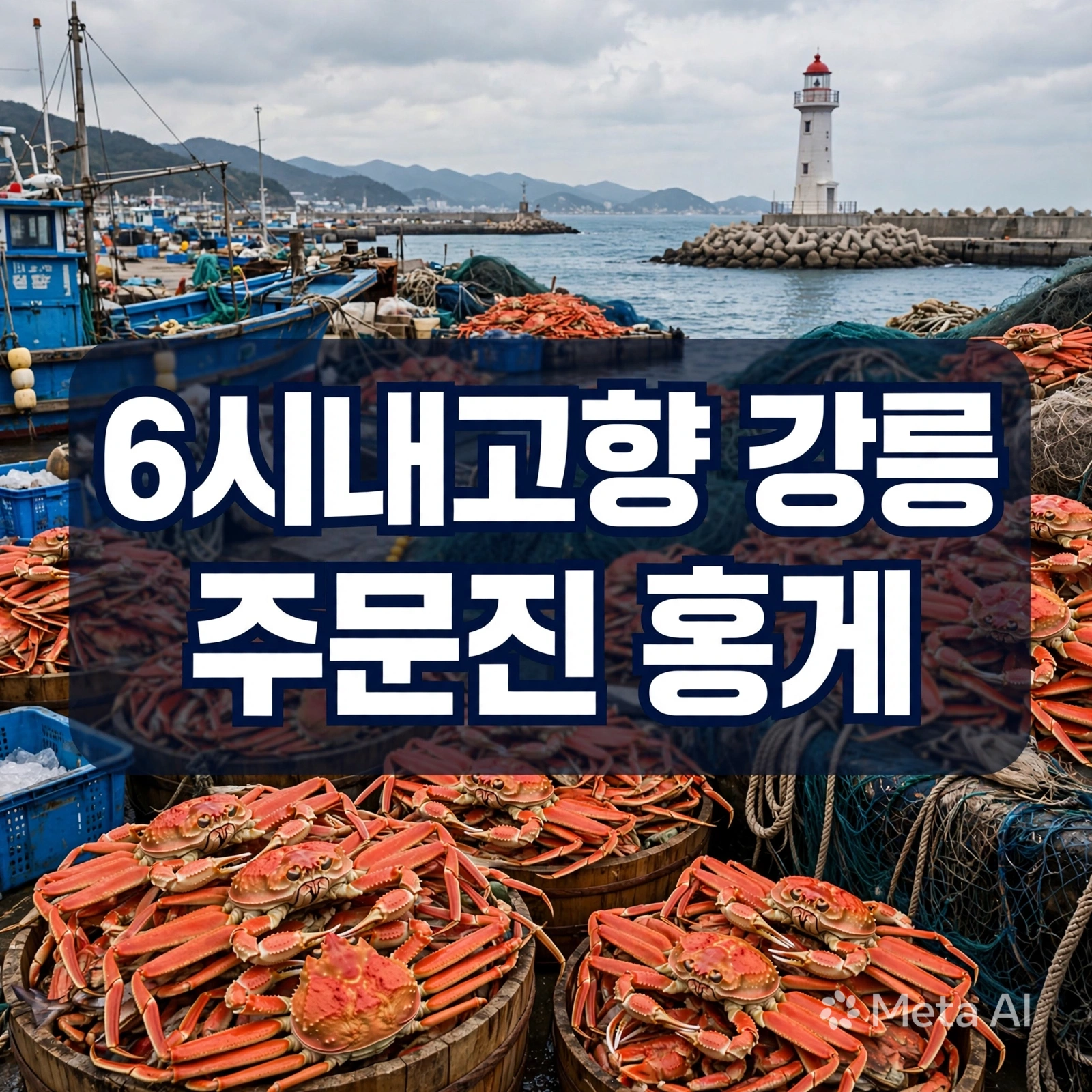 6시내고향 수요일엔 수산물 강릉 주문진 홍게