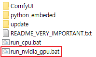 run ComfyUI