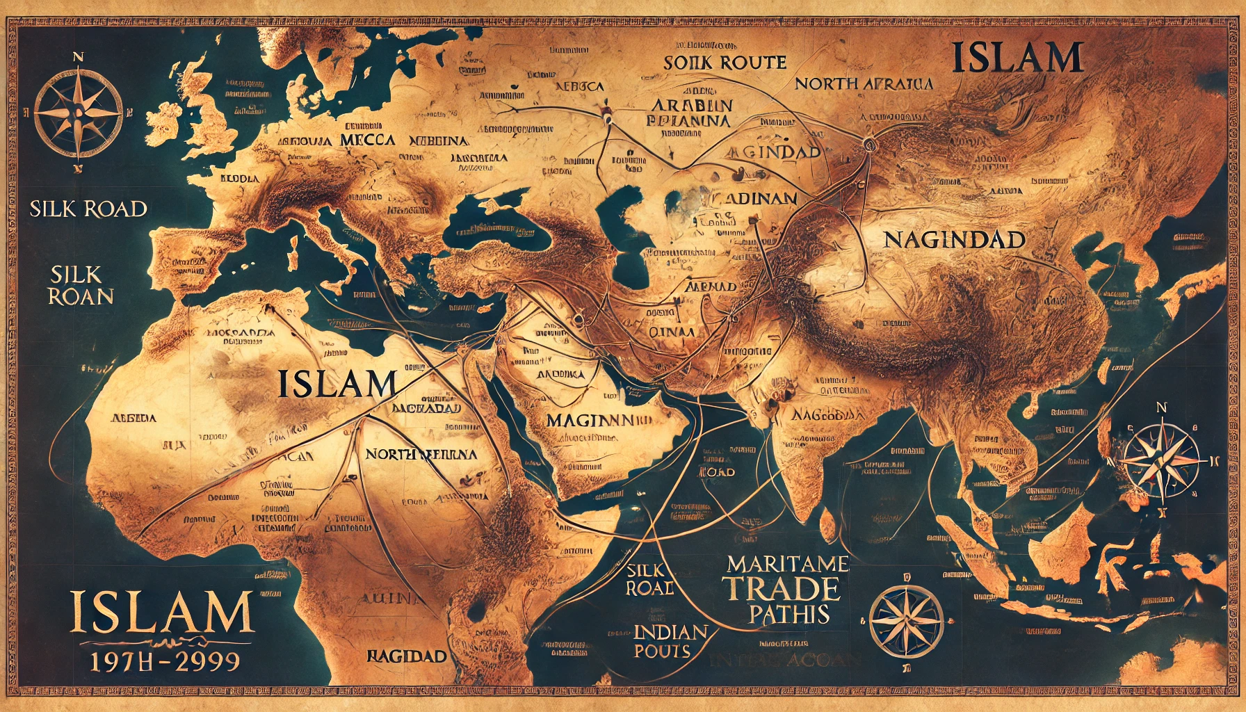 이슬람의 확산: 역사와 요인, 그리고 주요 경로