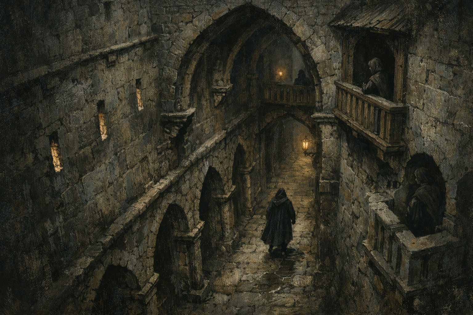 성은 언제나 감시당하는 공간이었다 참조 일러스트