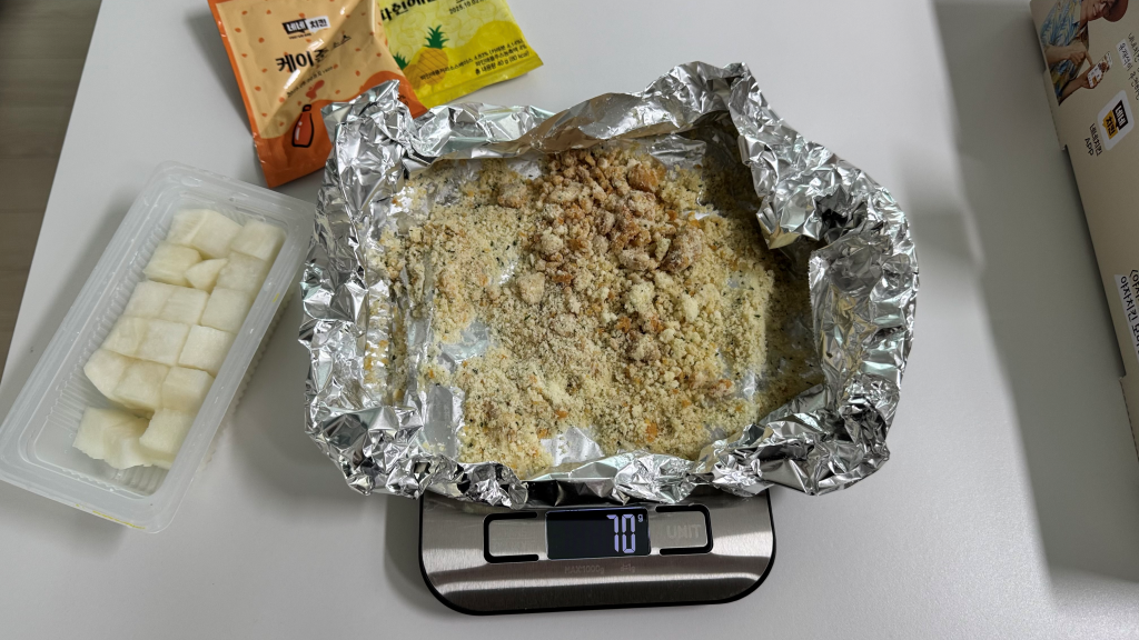 네네치킨 순살 야자치킨 1마리 중량, 칼로리는 얼마일까?