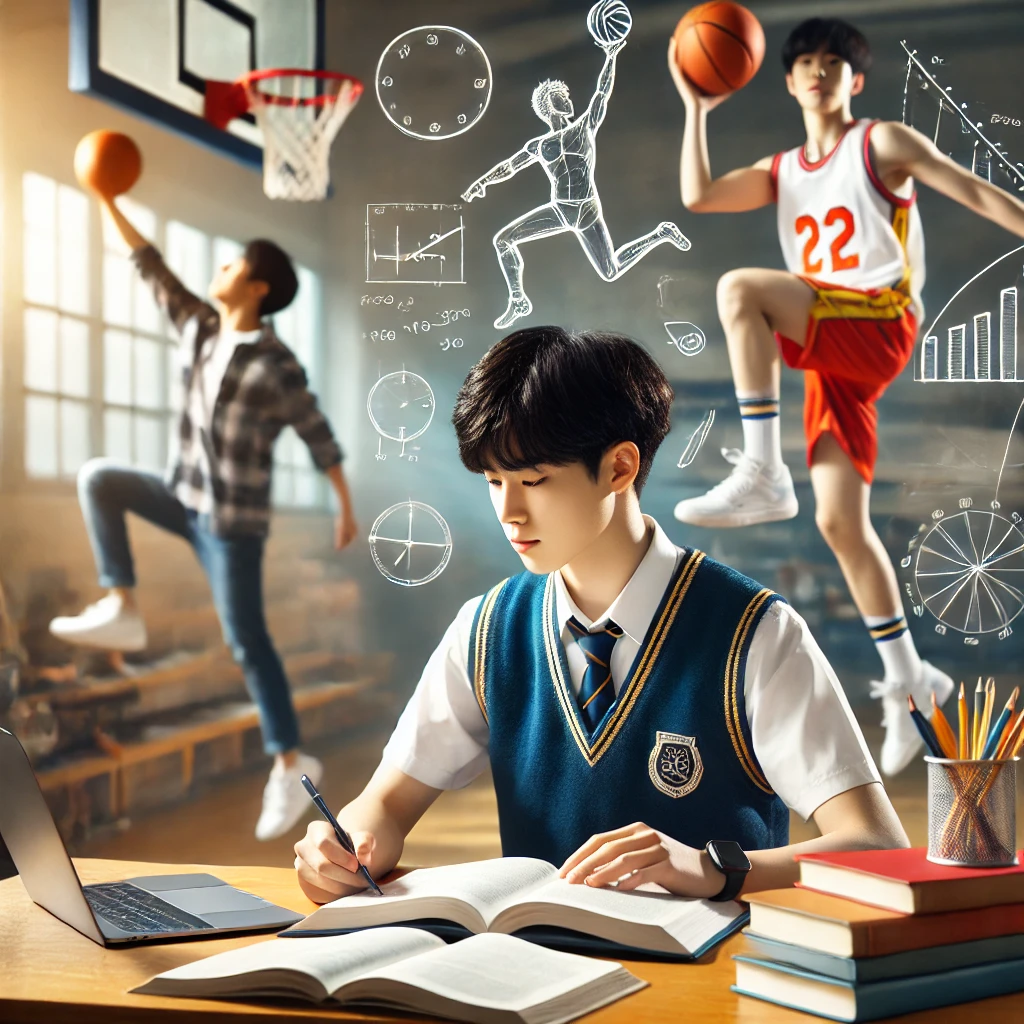 한국 고등학생 학업과 운동
