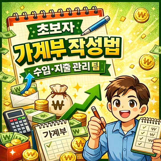 초보자 가계부 작성법 수입·지출 관리 팁