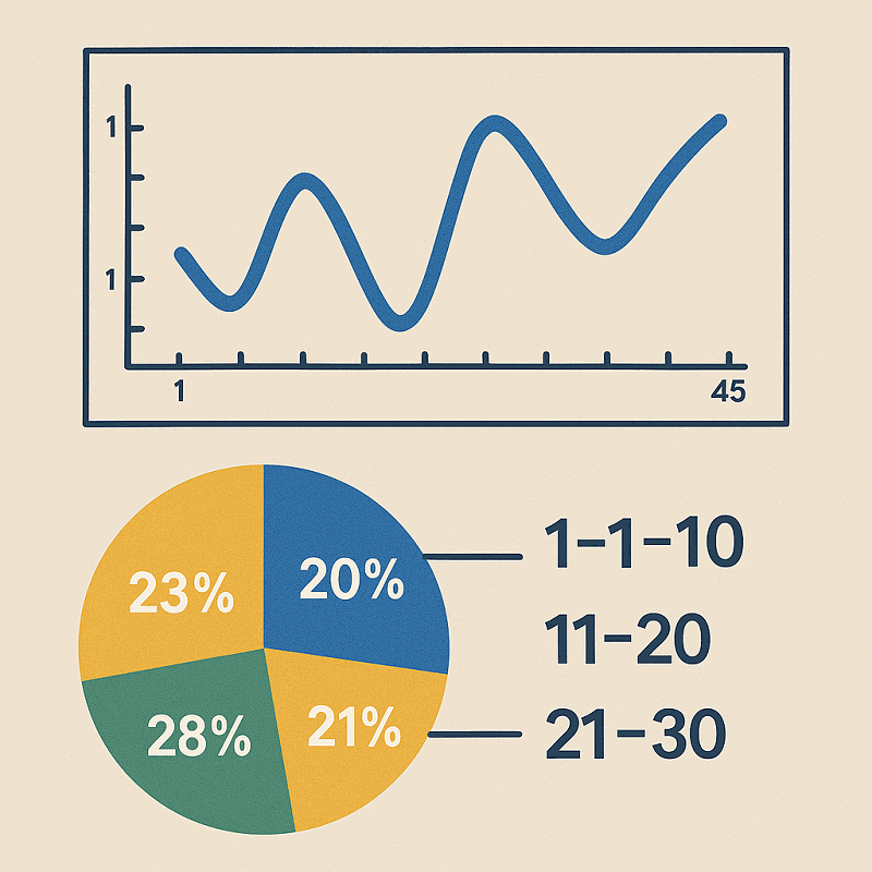 로또 번호 패턴 분석 인포그래픽