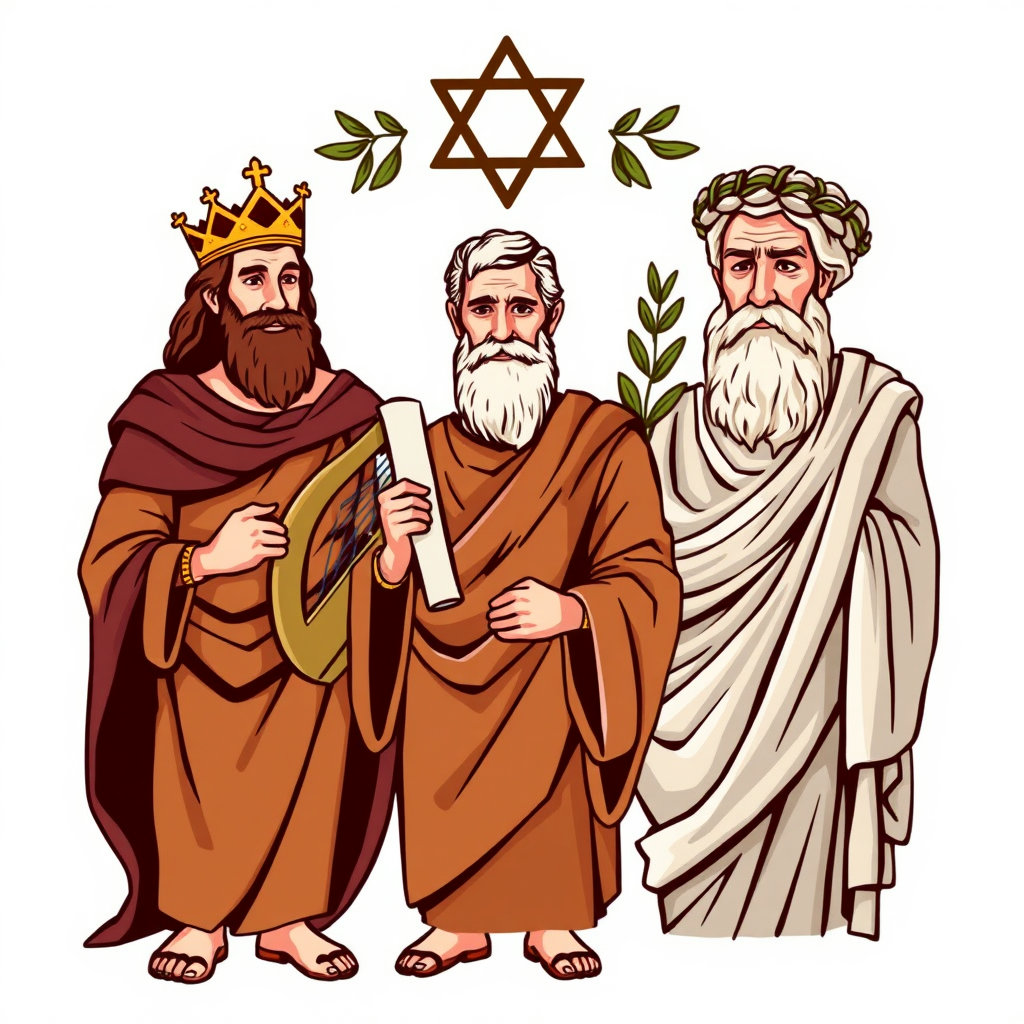 이스라엘과 그리스 인물 비교