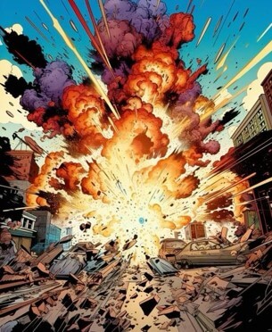 폭탄이터져-도시-전체가-산산조각이-나는-모습