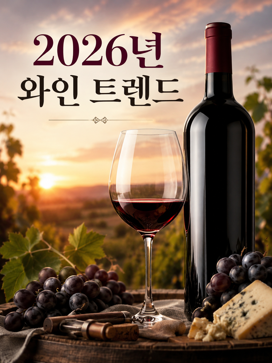 2026 와인 트랜드의 포스터 이미지