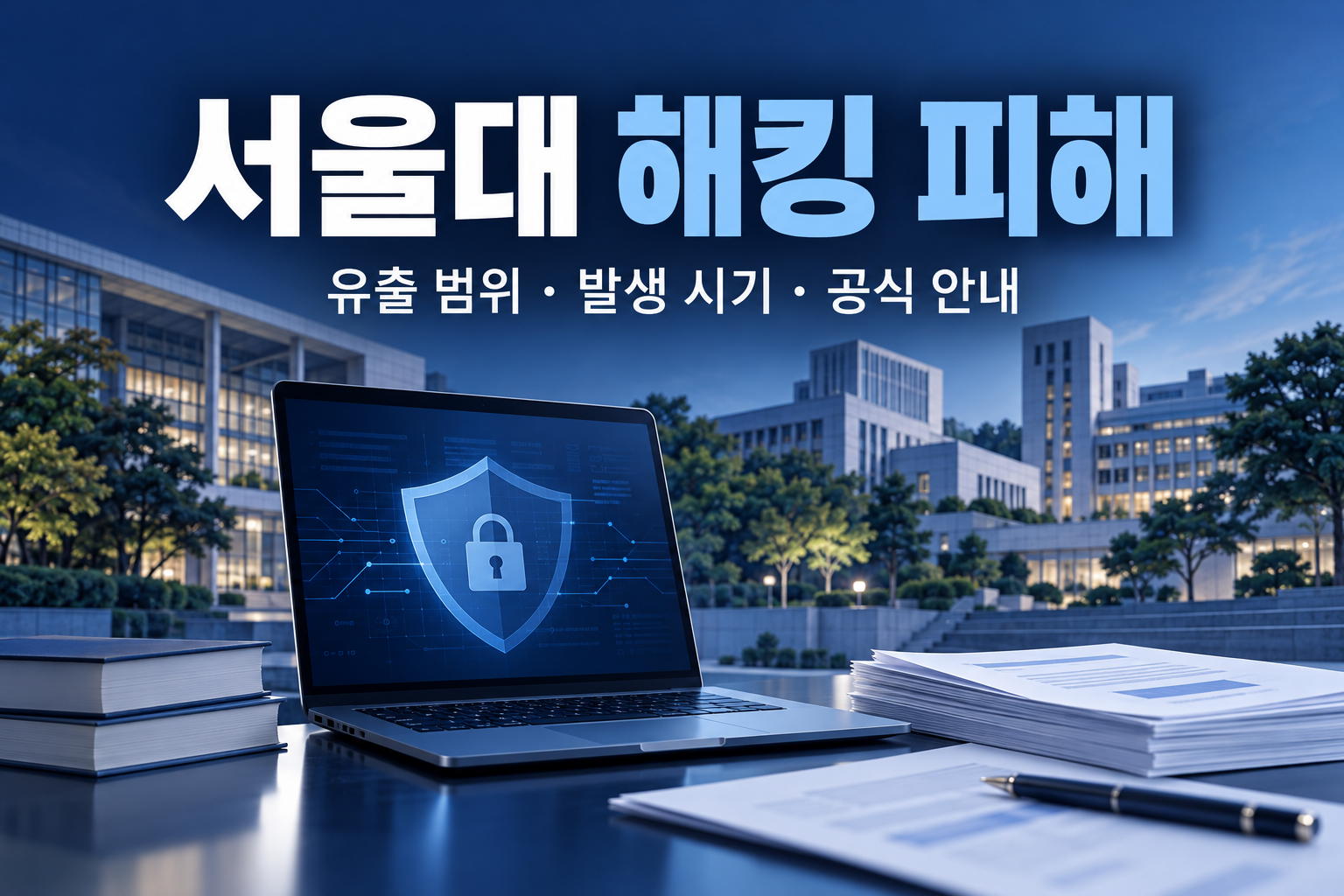 서울대 해킹 피해 - 개인정보 유출 범위·발생 시기·공식 안내 확인